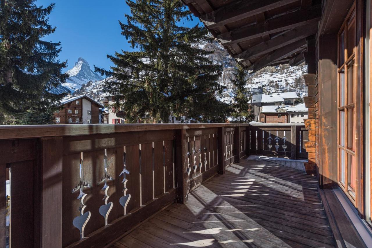 Village Apartment With Matterhorn View Zermatt Eksteriør billede